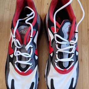 Nike Red and White Athletic Shoes